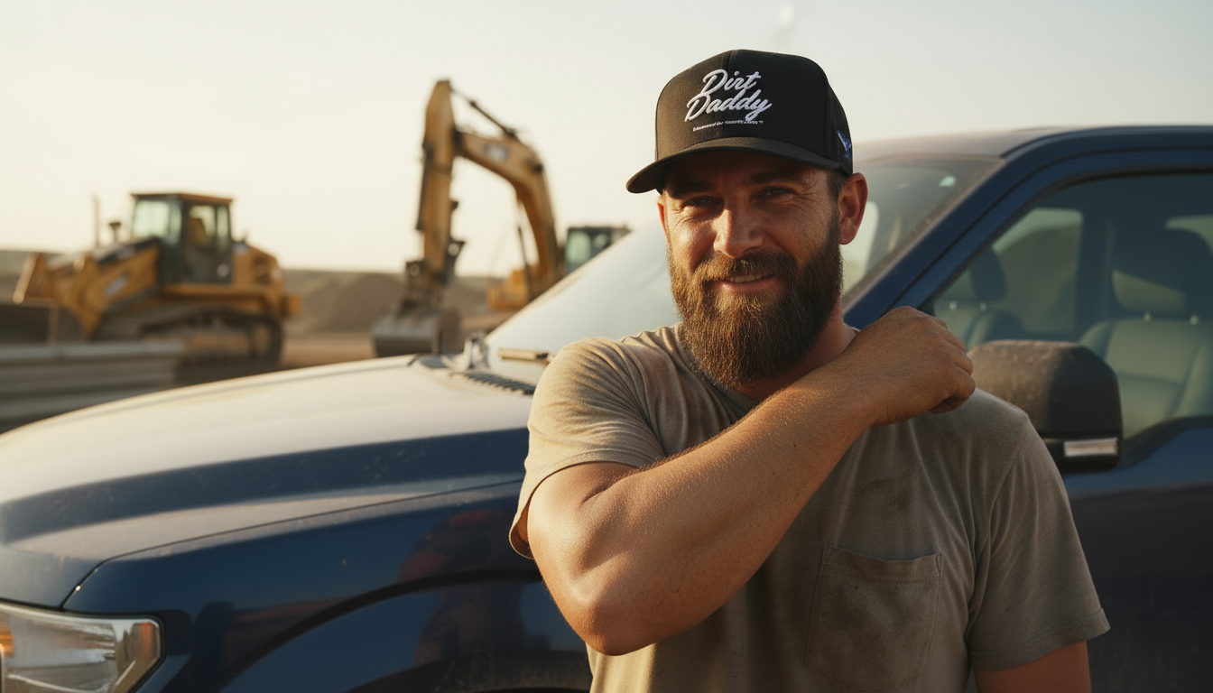 The Classic Daddy – Men’s 5-Panel 3D Puff Hat