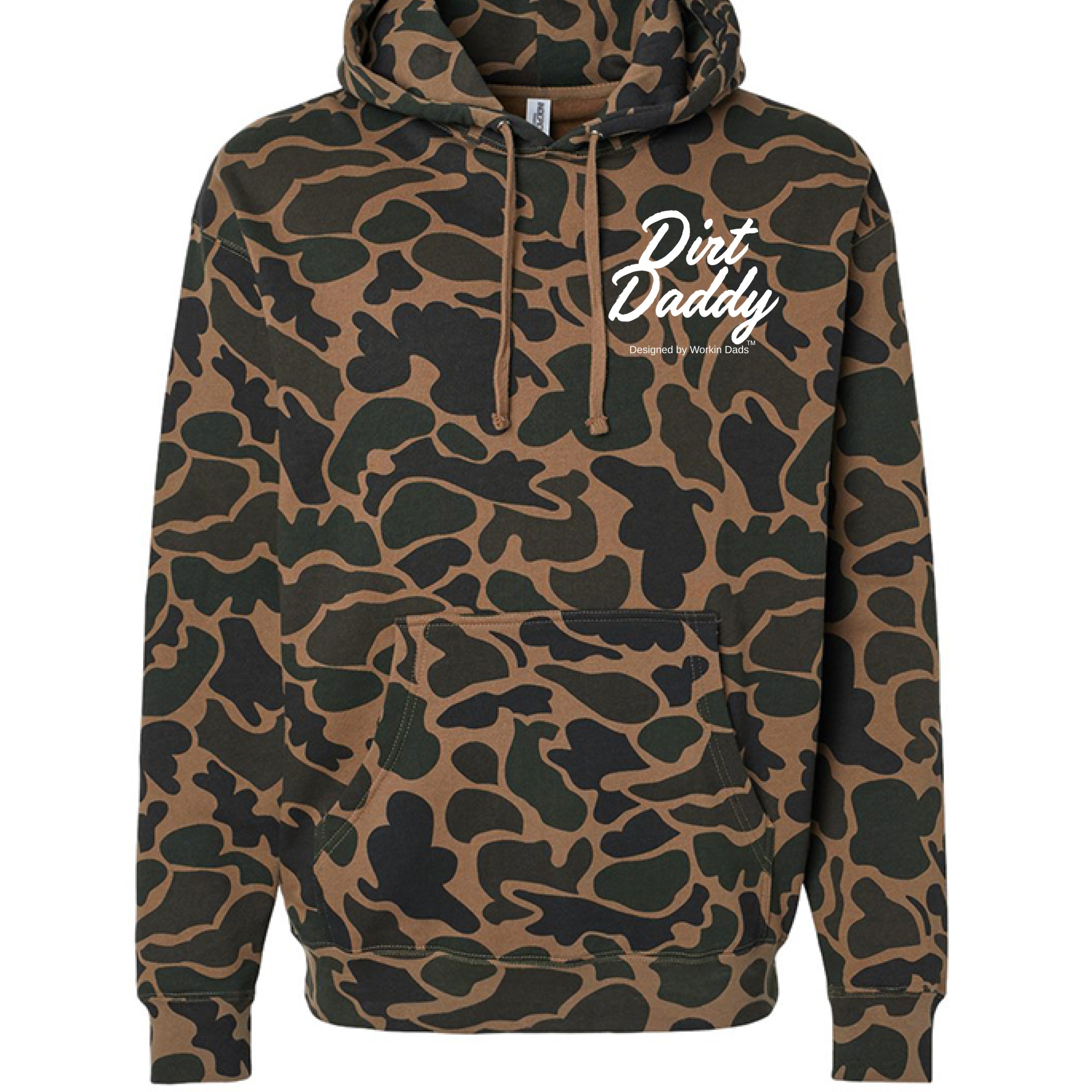 The Warm One | Workwear Pullover Hoodie with Duck Camo Option by